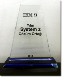 2012 Yılın System Z Çözüm Ortağı Ödülü