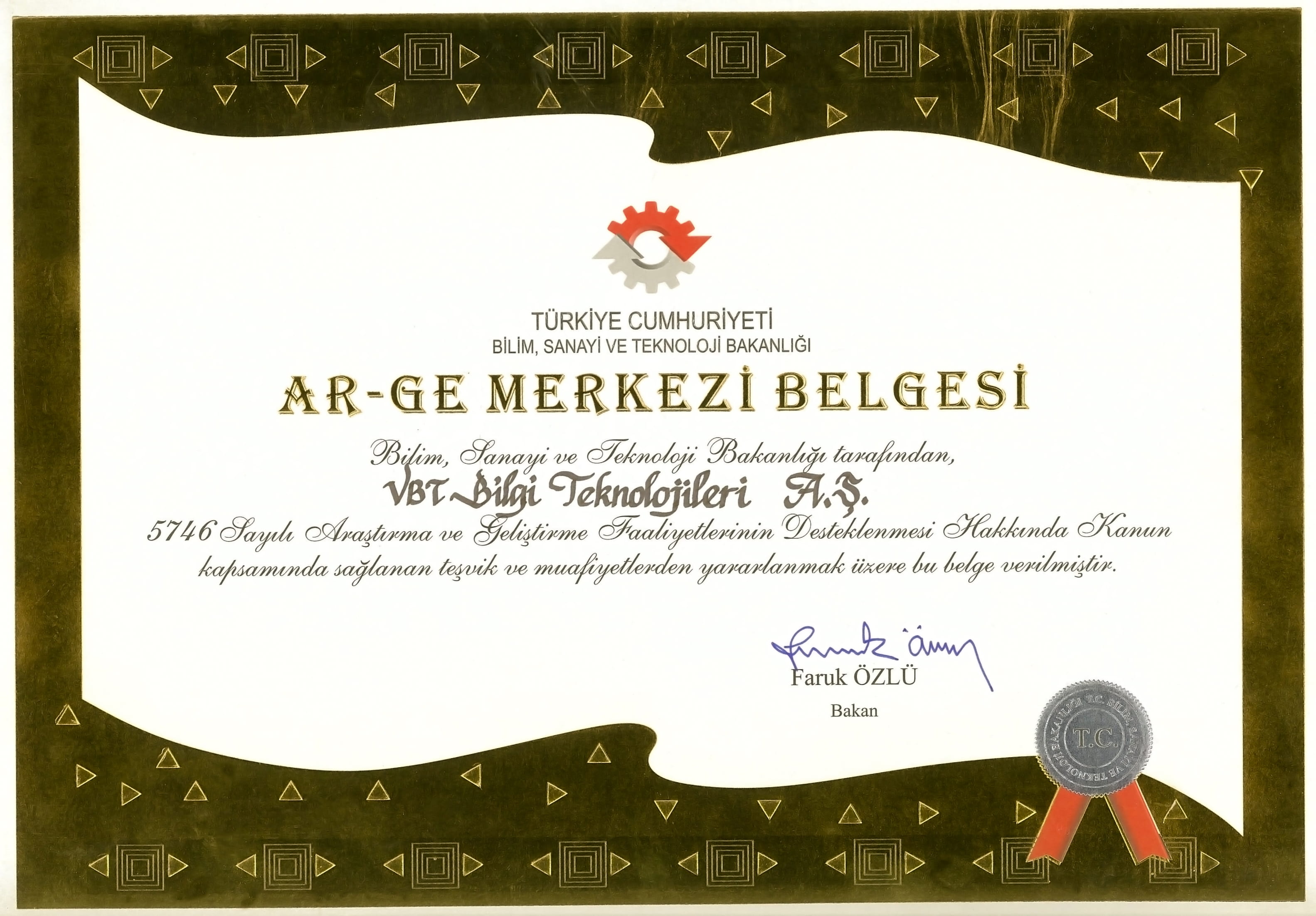 VBT AR-GE Merkezi