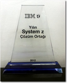 2012 - IBM Yılın System z Çözüm Ortağı Ödülü